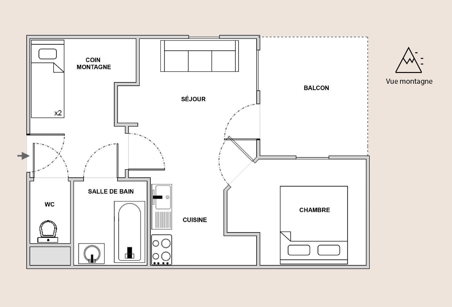 Cozyloge, & Les 3 Vallees Appartement